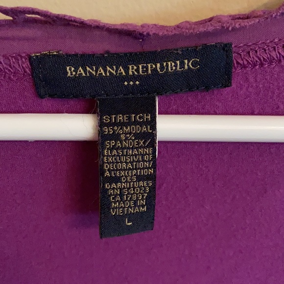 3/$15 Banana Republic purple tunic - Picture 6 of 8